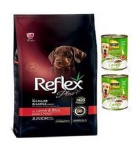 Reflex Plus Kuzu Etli Orta Irk Yetişkin Köpek Maması 15 Kg