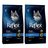 Reflex Plus Plus Somonlu Orta Irk Yetişkin Köpek Maması 6 Kg
