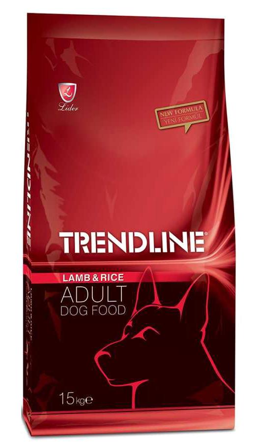 Trendline Kuzu Etli Pirinçli Tüm Irklar Yetişkin Köpek Maması 15 Kg