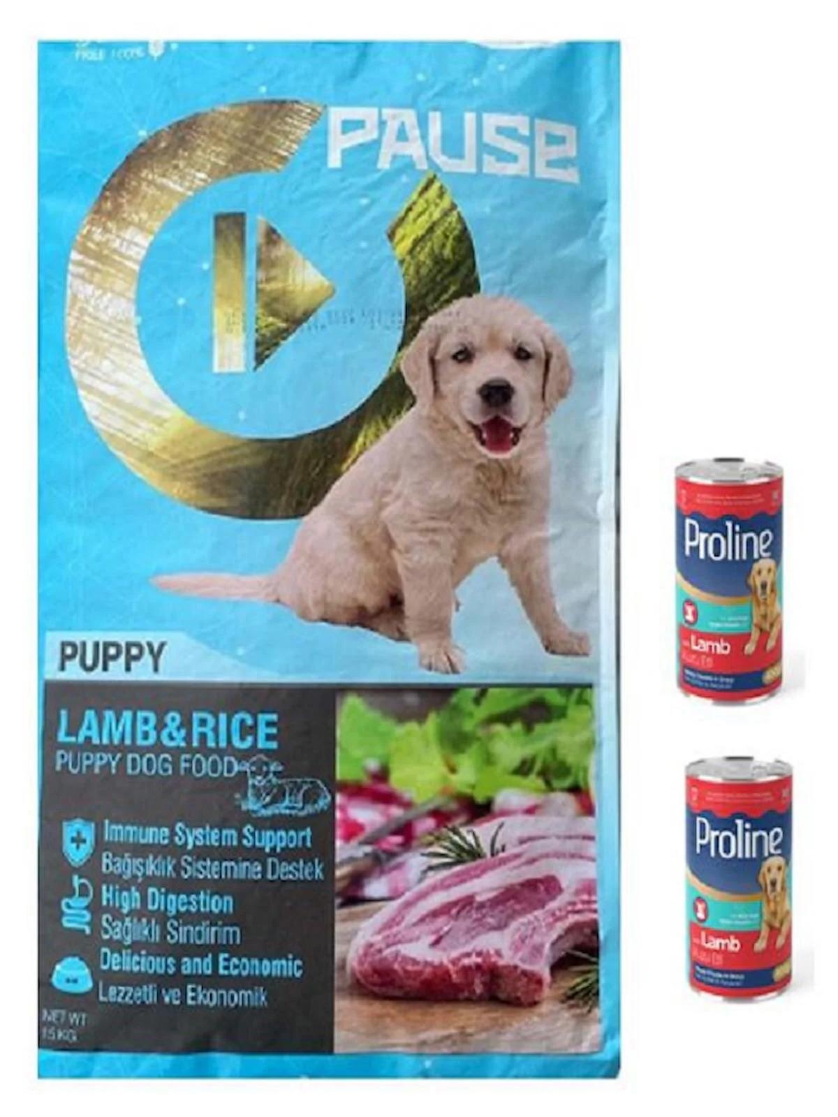 Pause Kuzu Etli Tüm Irklar Yavru Köpek Maması 15 Kg