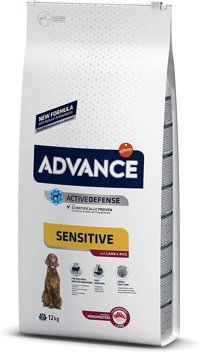 Advance Sensitive Kuzu Etli Pirinçli Tüm Irklar Yetişkin Köpek Maması 12 Kg