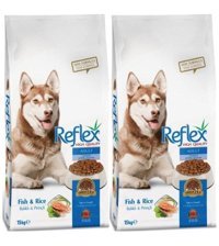 Reflex High Quality Balıklı Pirinçli Tüm Irklar Yetişkin Köpek Maması 30 Kg