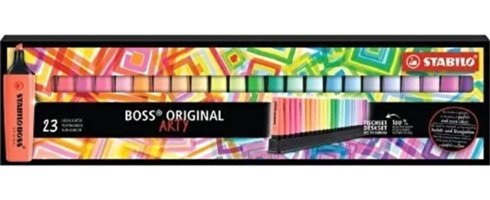 Stabilo Boss 50. Yıla Özel Pastel 23'lü Fosforlu Kalem Seti