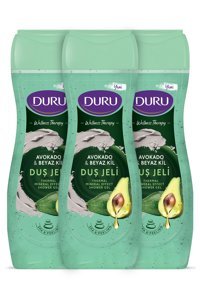 Duru Wellness Therapy Avokado Beyaz Kil Duş Jeli 3x450 ml