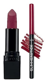 Avon Glimmerstick Suya Dayanıklı Mat Dudak Kalemi Vişne Kırmızı