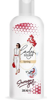 Lady Storm Women Spring Duş Jeli 200 ml
