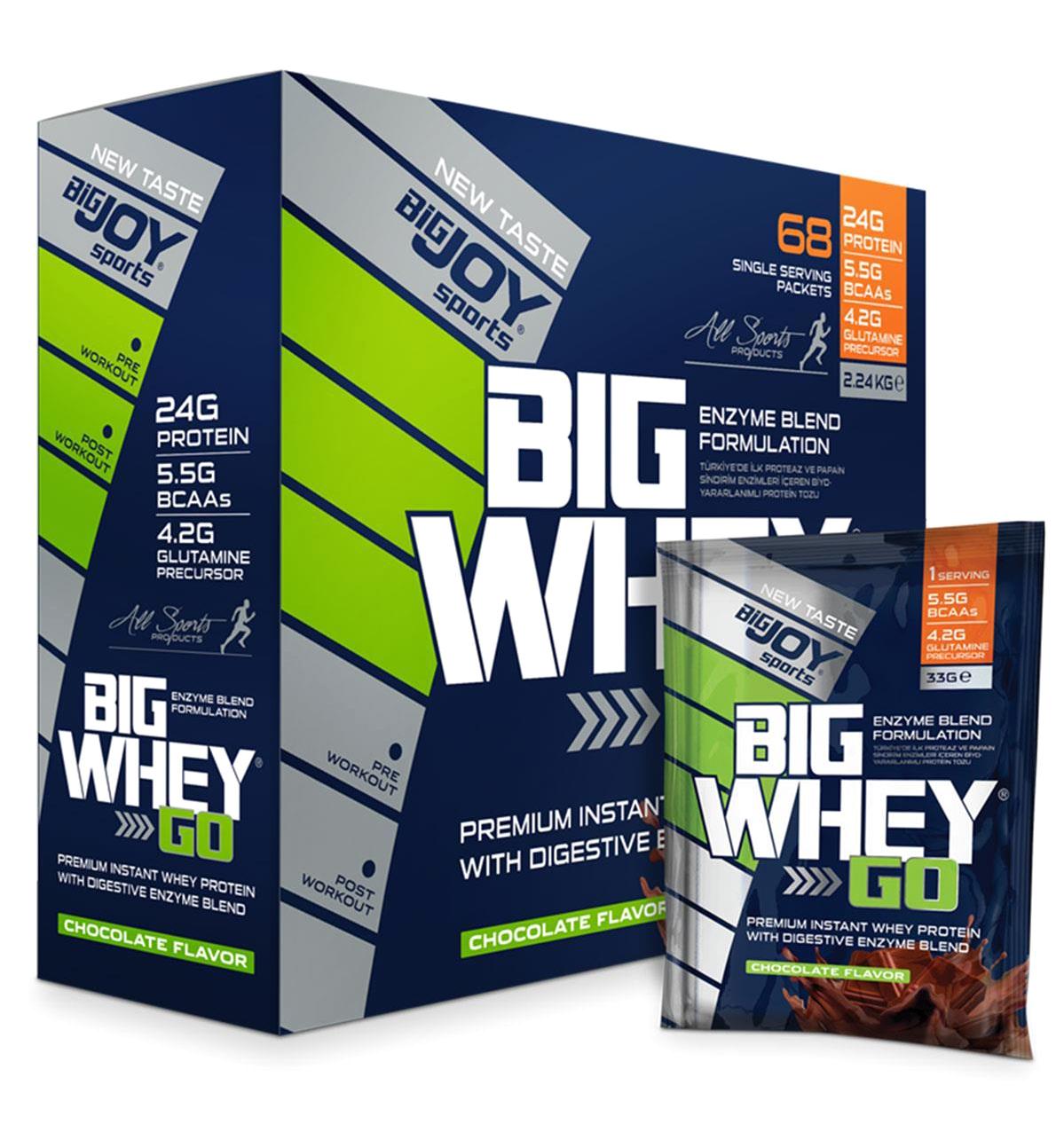 Bigjoy Çikolatalı Whey Protein Protein Tozu 908 gr