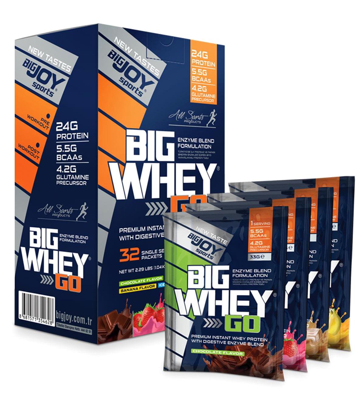 Bigjoy Karışık Aromalı Whey Protein Protein Tozu 1.056 kg