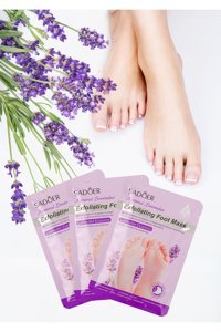 Uniquem Lavanta Esanslı Exfoliating Nemlendirici Onarıcı Çorap Tipi Ayak Maskesi 3 Adet