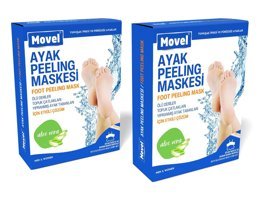 Movel Ölü Deri-Çatlak Aloe Veralı Çorap Tipi Ayak Peeling Maskesi 2 Adet