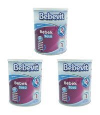 Bebevit Laktozlu Probiyotikli 1 Numara Bebek Sütü 3x400 gr