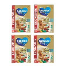 Bebelac Gold Laktozlu Probiyotikli 2 Numara Devam Sütü 4x800 gr