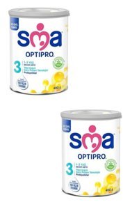 Sma Optipro Laktozlu Tahılsız Probiyotikli 3 Numara Devam Sütü 2x400 gr
