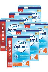Aptamil Laktozlu Tahılsız Probiyotikli 4 Numara Devam Sütü 6x1.2kg