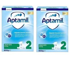 Aptamil Laktozsuz Tahılsız Probiyotikli 2 Numara Devam Sütü 2x900 gr
