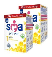 Sma Optipro Laktozlu Tahılsız Probiyotikli 1 Numara Bebek Sütü 2x1.2 kg