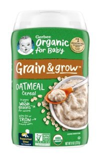 Gerber Organik Yulaflı Probiyotikli Kaşık Maması 227 gr