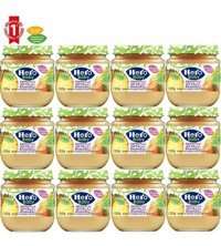 Hero Baby Glutensiz Armutlu Şeftali Kavanoz Maması 12x125 gr