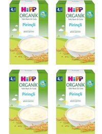 Hipp Tahıllı Glutensiz Pirinç Kaşık Maması 4x200 gr