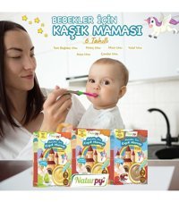 Naturpy Tahıllı Meyveli Sütlü Kaşık Maması 200 gr