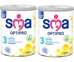 Sma Optipro Laktozlu Probiyotikli 3 Numara Devam Sütü 2x800 gr