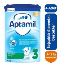Aptamil Laktozlu 3 Numara Devam Sütü 4x800 gr