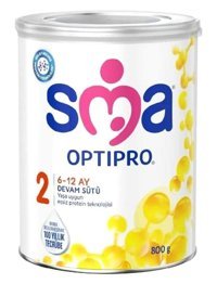 Sma Optipro Laktozlu Tahılsız Probiyotikli 2 Numara Devam Sütü 24x800 gr