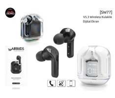 Subzero Sw77 Kulak İçi Kablosuz Bluetooth Kulaklık Siyah