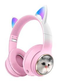 Coverzone Akz-09 Kulak Üstü Bluetooth Kulaklık Pembe