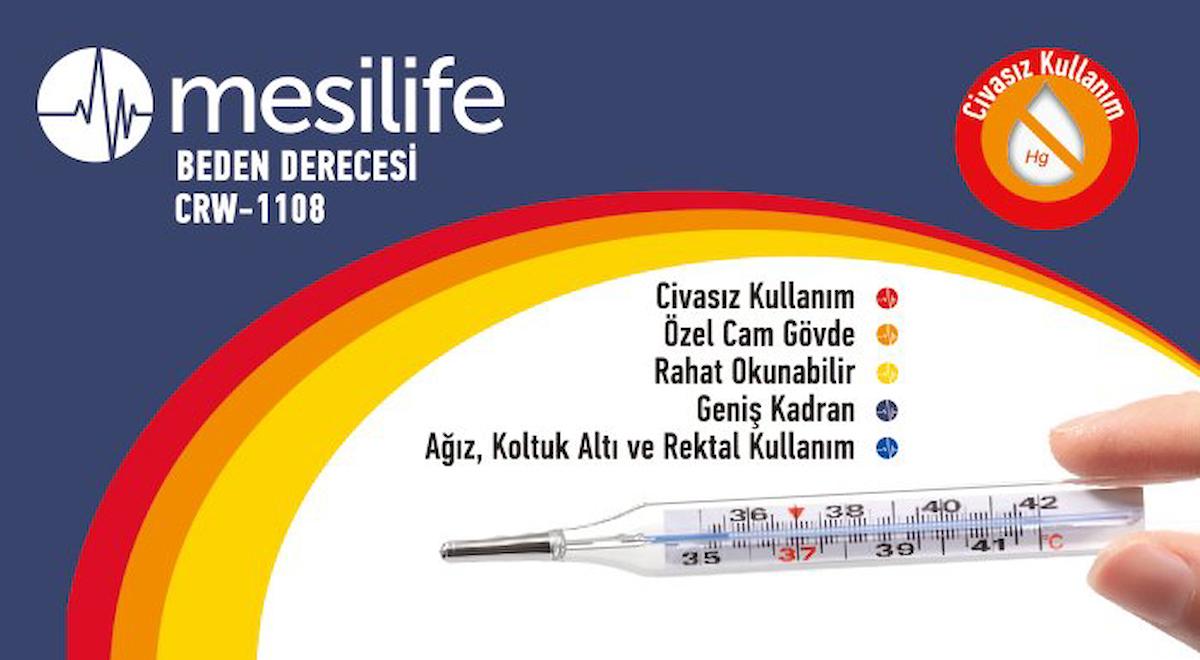 Mesilife CRW1108 Koltuk Altı Dijital Çubuk Bebek ve Yetişkin Ateş Ölçer