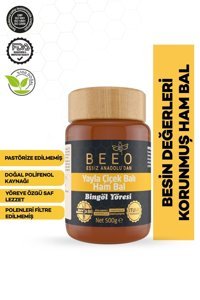 Bee'o Ham Bingöl Organik Süzme Çiçek Balı 500 gr