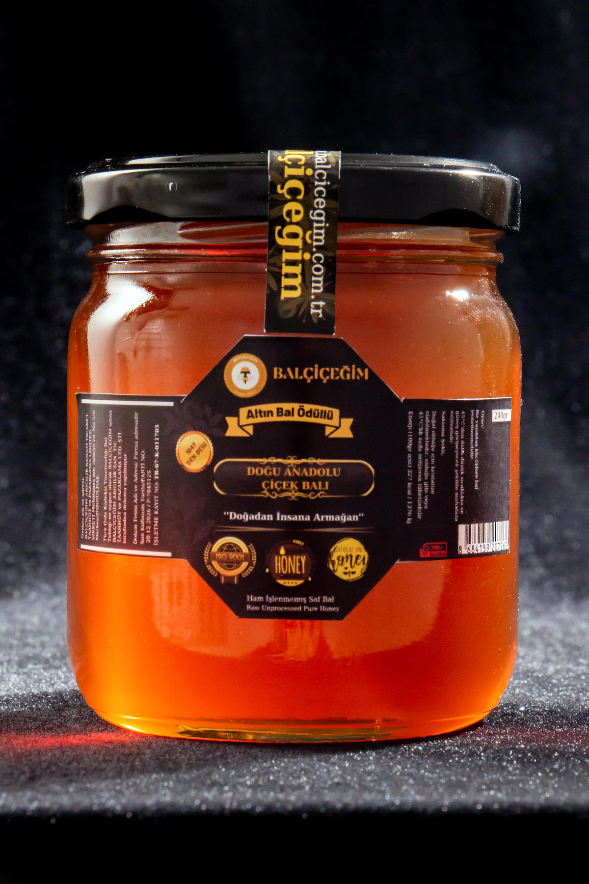 Balçiçeğim Organik Süzme Çiçek Balı 450 gr