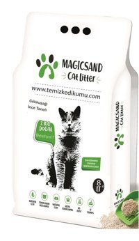 Magicsand Gökkuşağı Topaklanan İnce Taneli Bentonit Kedi Kumu 8 lt