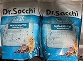 Dr. Sacchi Kalın Taneli Silika Kedi Kumu 2x1.4 kg
