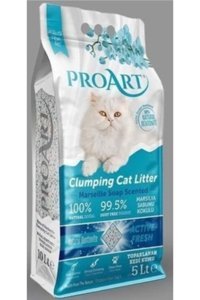 Proart Marsilya Sabun Kokulu Topaklanan İnce Taneli Bentonit Kedi Kumu 5 lt