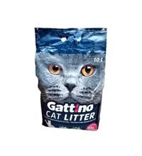 Gattino Bebek Pudrası Kokulu Topaklanan İnce Taneli Bentonit Kedi Kumu 5x10 lt