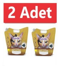 Petiva Topaklanan İnce Taneli Aktif Karbonlu Kedi Kumu 2x6 lt