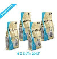 Pure Paws Marsilya Sabun Kokulu Topaklanan İnce Taneli Bentonit Kedi Kumu 4x5 lt