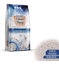 Jadawa Clean Step Tozsuz Topaklanan İnce Taneli Bentonit Kedi Kumu 10 lt