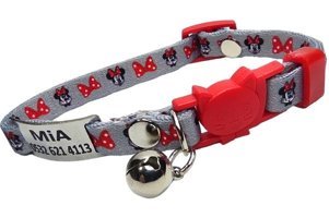 Ayz Markalama Bandana Gri Gezdirme Boyun Kedi Tasması