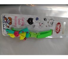 Terry Yeşil Gezdirme Boyun Kedi Tasması