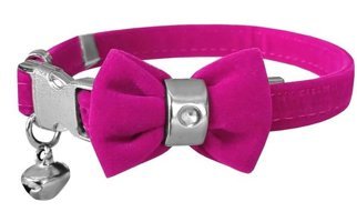 Dr. Elegance İsimlikli Pembe Gezdirme Boyun Kedi Tasması