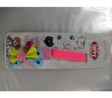 Terry Pembe Gezdirme Boyun Kedi Tasması
