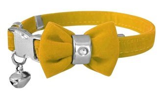 Dr. Elegance İsimlikli Sarı Gezdirme Boyun Kedi Tasması