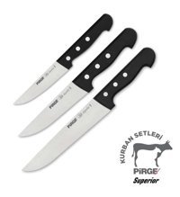 Pirge 35185 Superior Çelik 3 Parça Kurban Bıçağı Seti