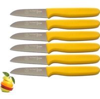 Sürbısa 61007 Çelik 8 Parça Meyve - Sebze Bıçağı Seti Sarı