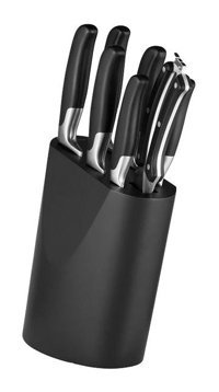 Berghoff Essentials Paslanmaz Çelik Standlı 8 Parça Şef Bıçağı Seti