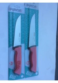 Pirge Duo Paslanmaz Çelik 2 Parça Şef Bıçağı Seti