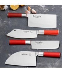 Lazbisa Redcraft Paslanmaz Çelik 4 Parça Et Bıçağı Seti