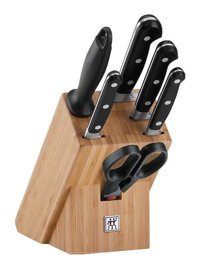 Zwıllıng Bambu 356210040 Paslanmaz Çelik Standlı 7 Parça Şef Bıçağı Seti
